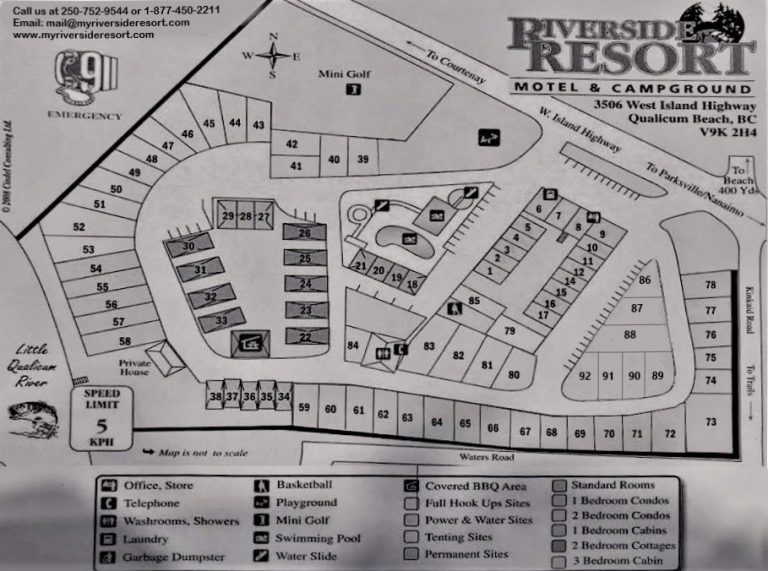 RV Sites Map | Riverside Resort